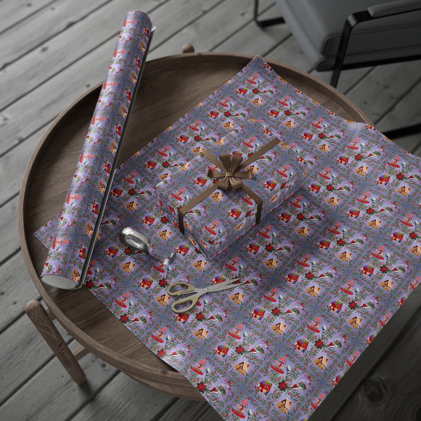 Wrapping Papers - Fond Memories Holiday Tradition Design