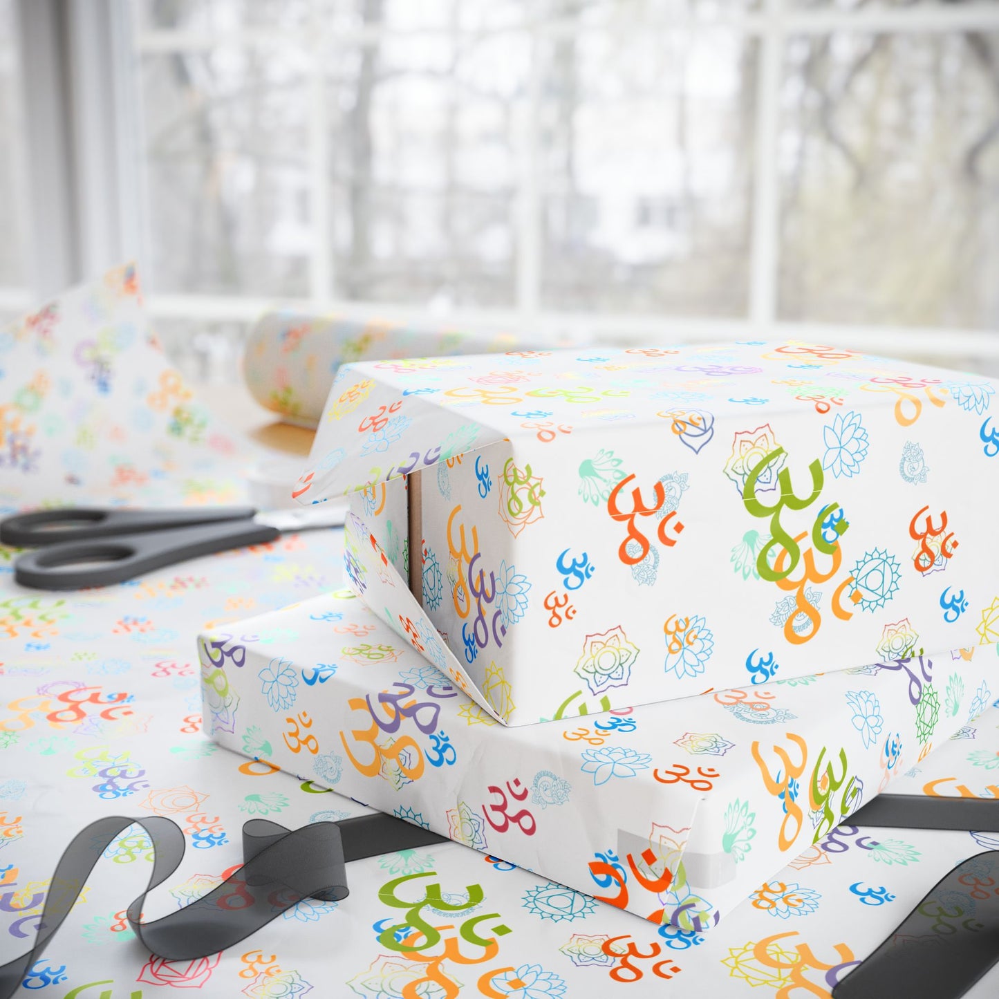 Wrapping Papers | Om Gift Wrap Papers, calm love and joy, perfect for any occasion