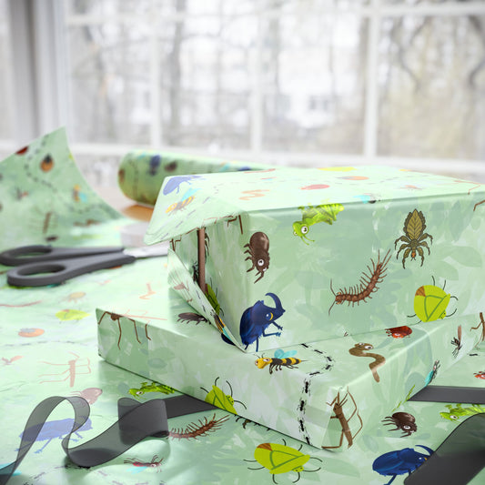 Life of Bugs Gift Wrap | Creepy Crawley Entomologist | Wrapping Paper
