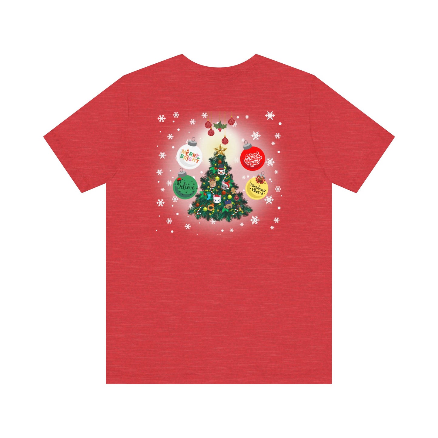 Santa Family / Christmas Short Sleeve Tee | Unisex Jersey