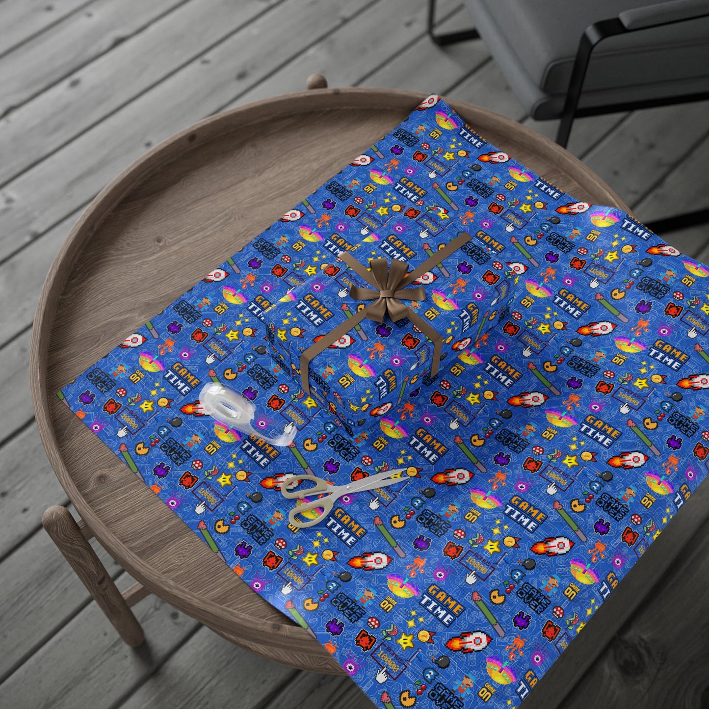 Vintage Gaming Gift Wrap | Join Like Subscribe Now | Gamers Lifetime Membership Wrapping Paper