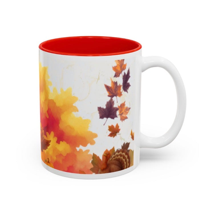 Autumn Fields Two-Tone Accent Mug (11oz)