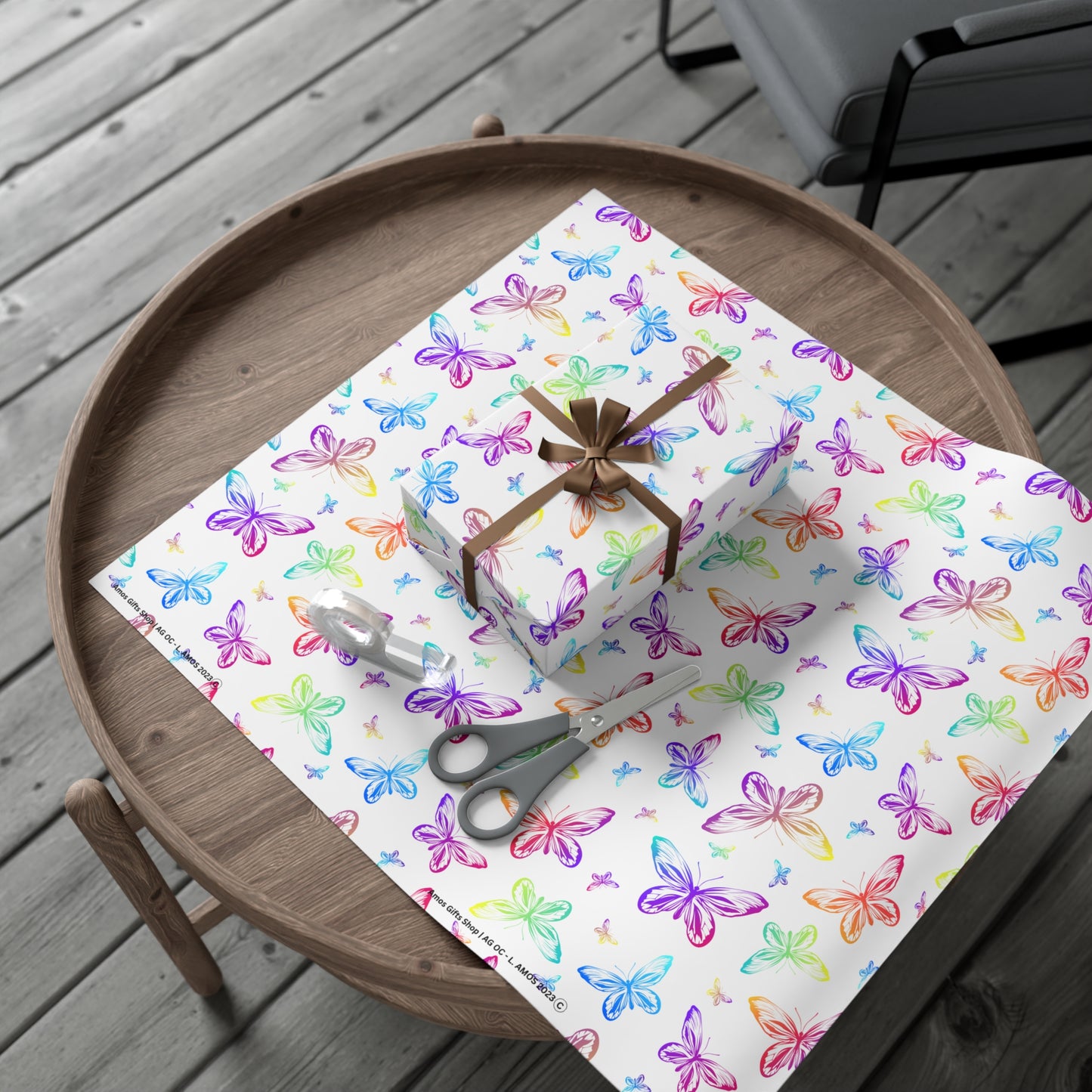 Butterfly Dance Gift Wrap Papers