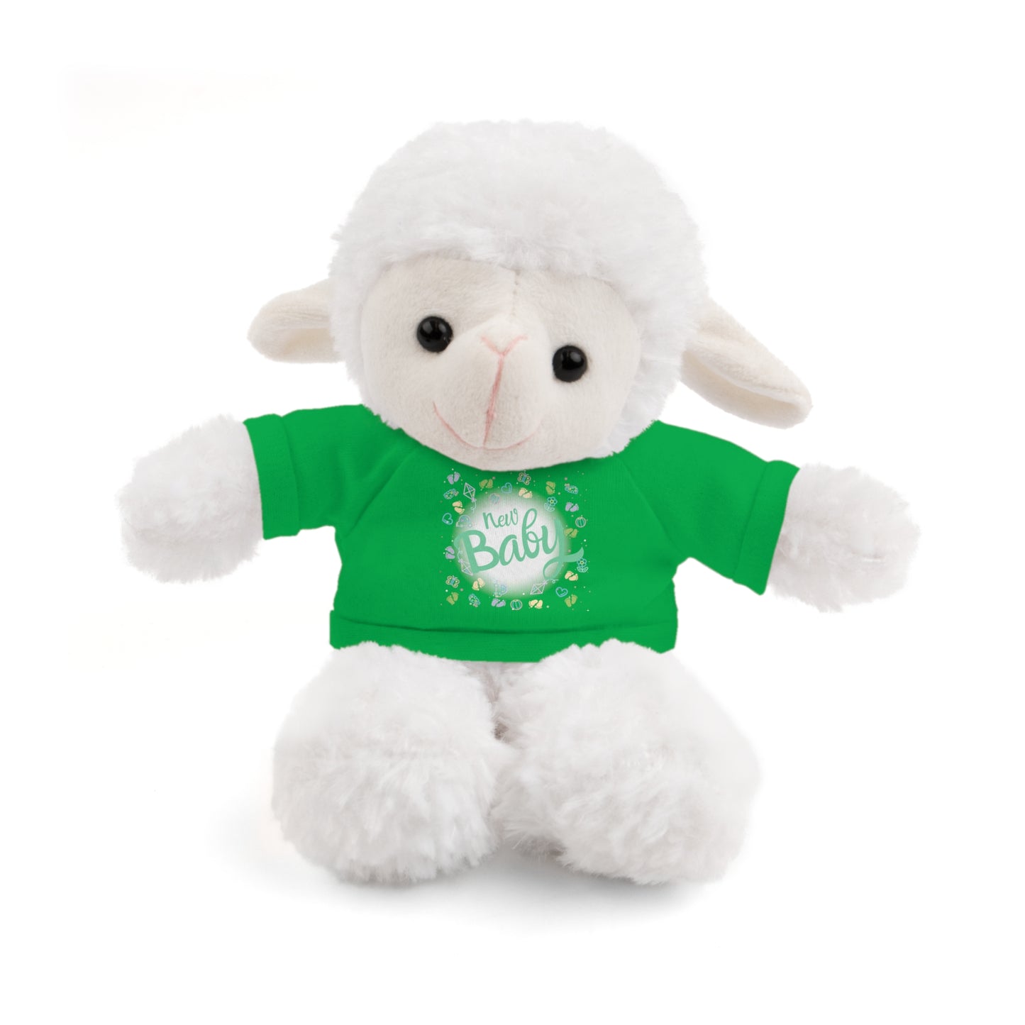 New Baby | Plush Toy with T-Shirt (10 Colors, 6 Animals)