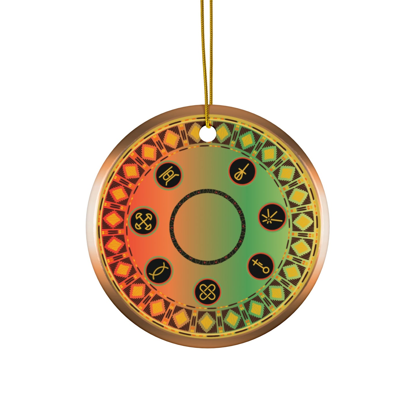 Nguzo Saba | Gifts of Kwanzaa | Heirloom Ceramic Ornaments (1pc, 3pcs, 5pcs, 10pcs)