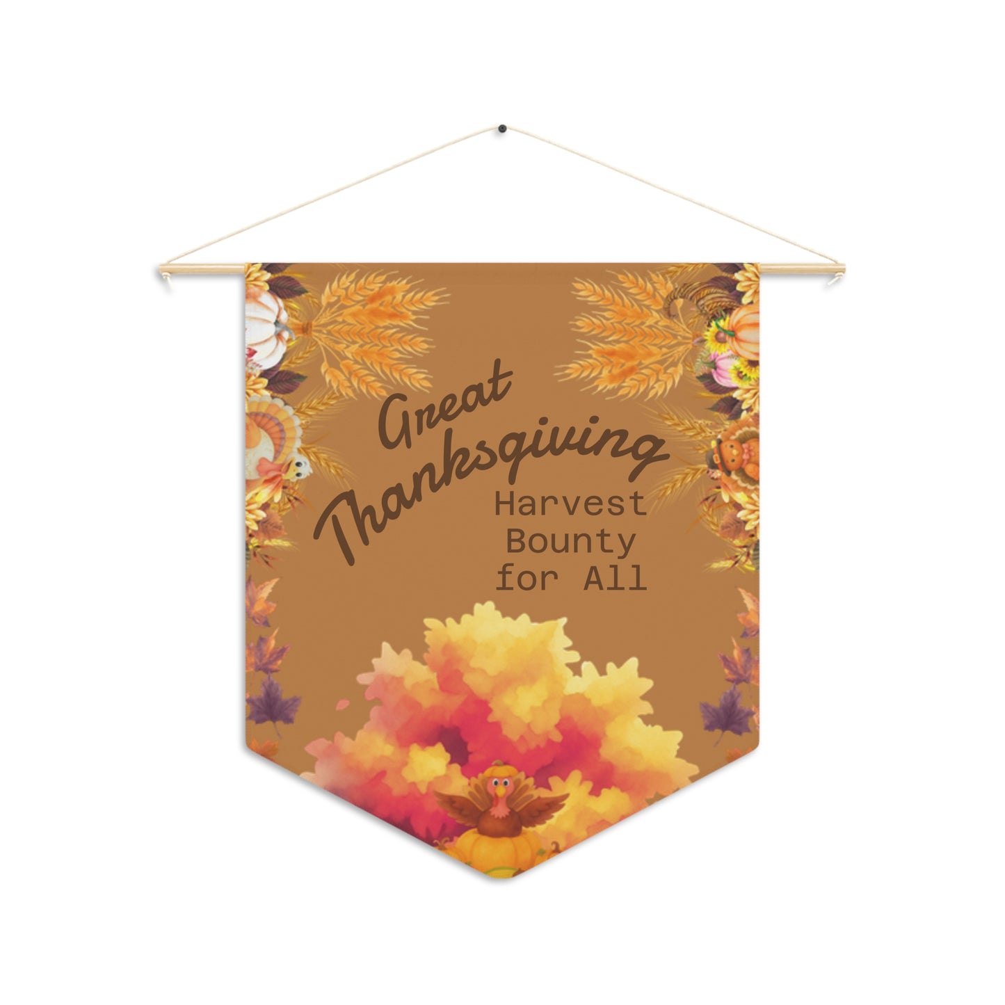 Harvest Thanks Pennant | Autumn Fun Decor
