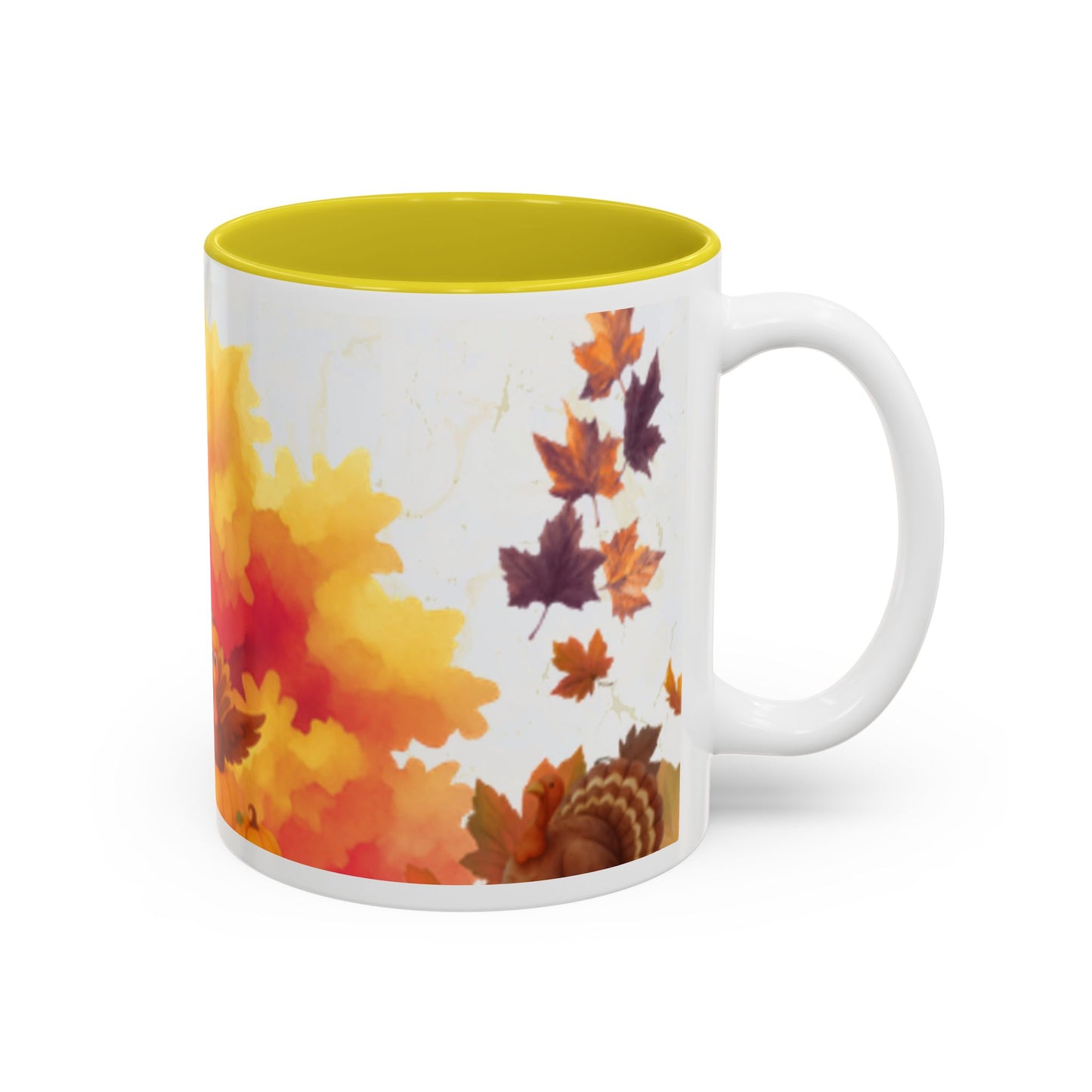 Autumn Fields Two-Tone Accent Mug (11oz, 15oz)