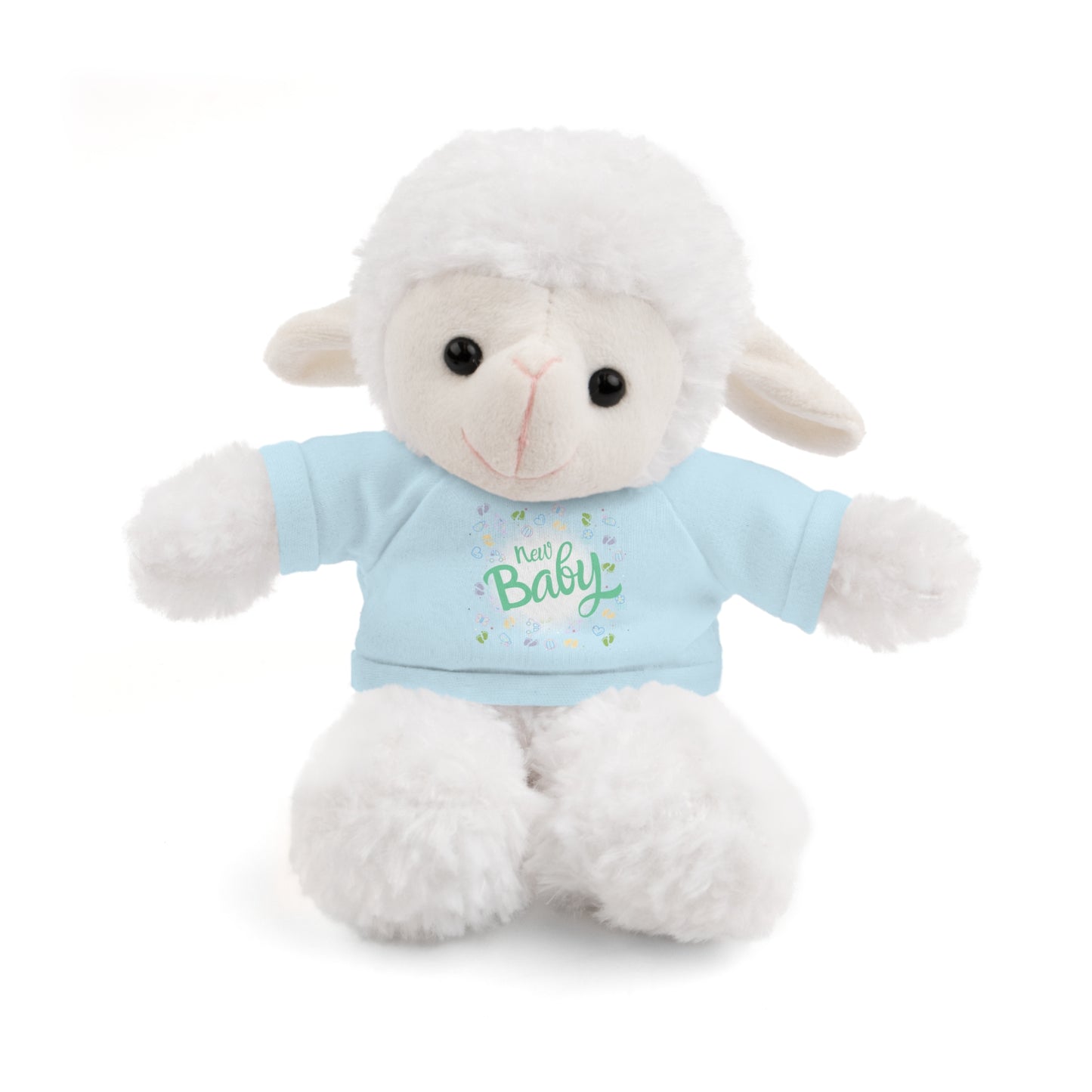 New Baby | Plush Toy with T-Shirt (10 Colors, 6 Animals)