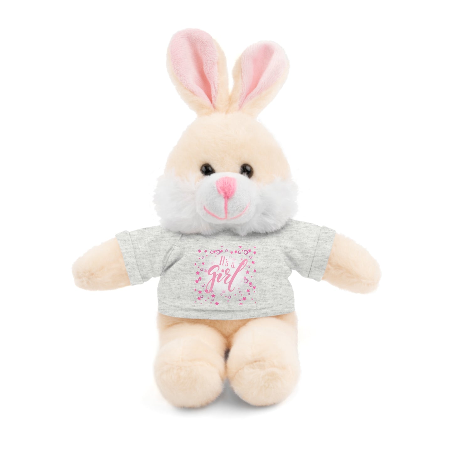 It’s a Girl | Plush Toy with T-Shirt (10 Colors, 6 Animals)