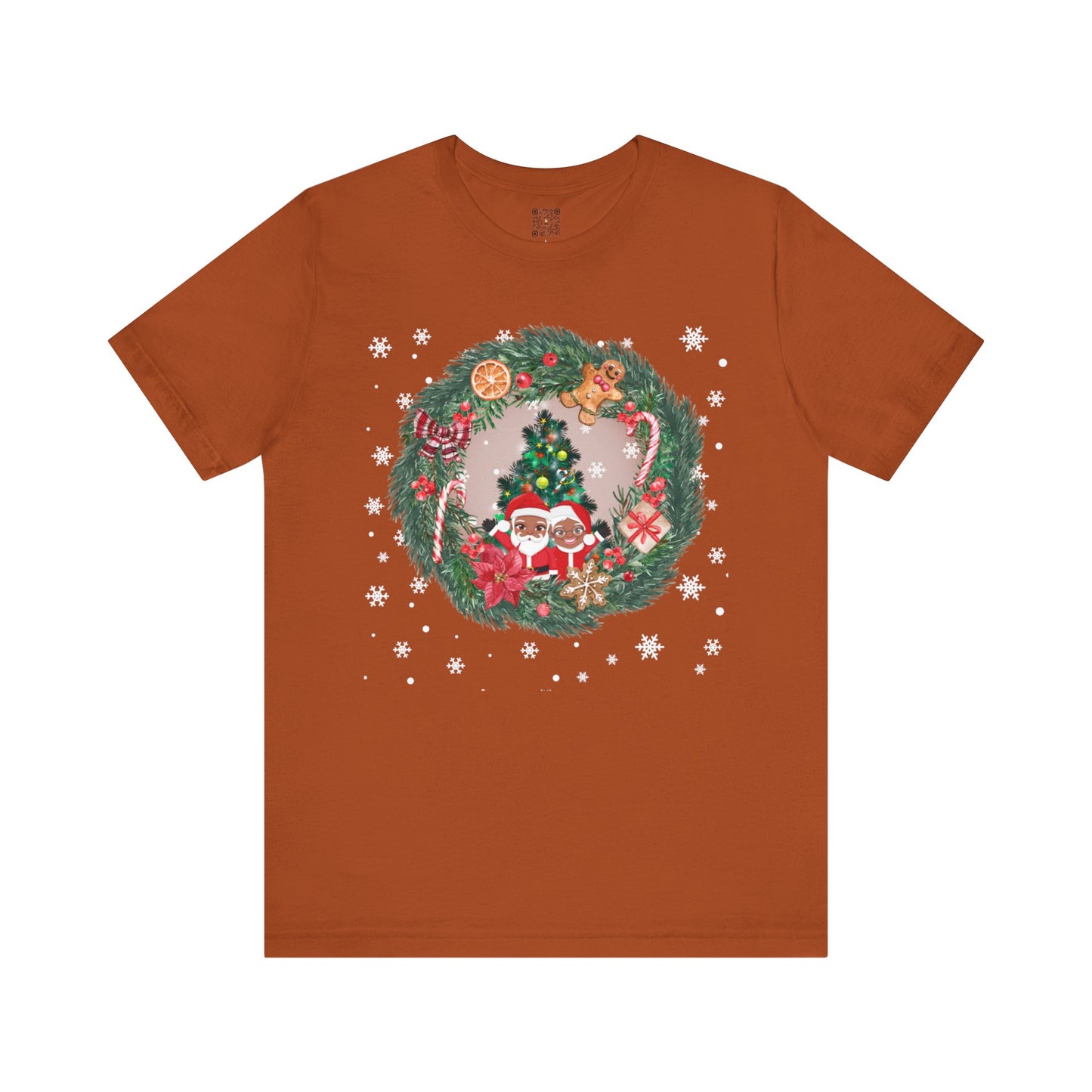 Santa Family / Christmas Short Sleeve Tee | Unisex Jersey