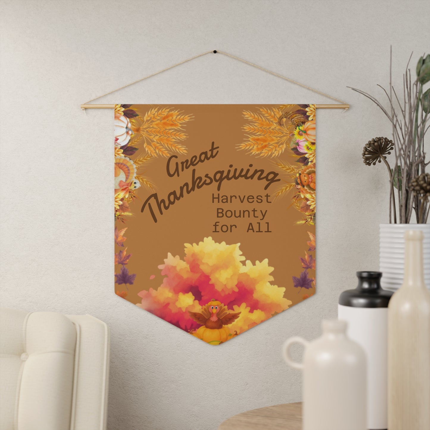 Harvest Thanks Pennant | Autumn Fun Decor