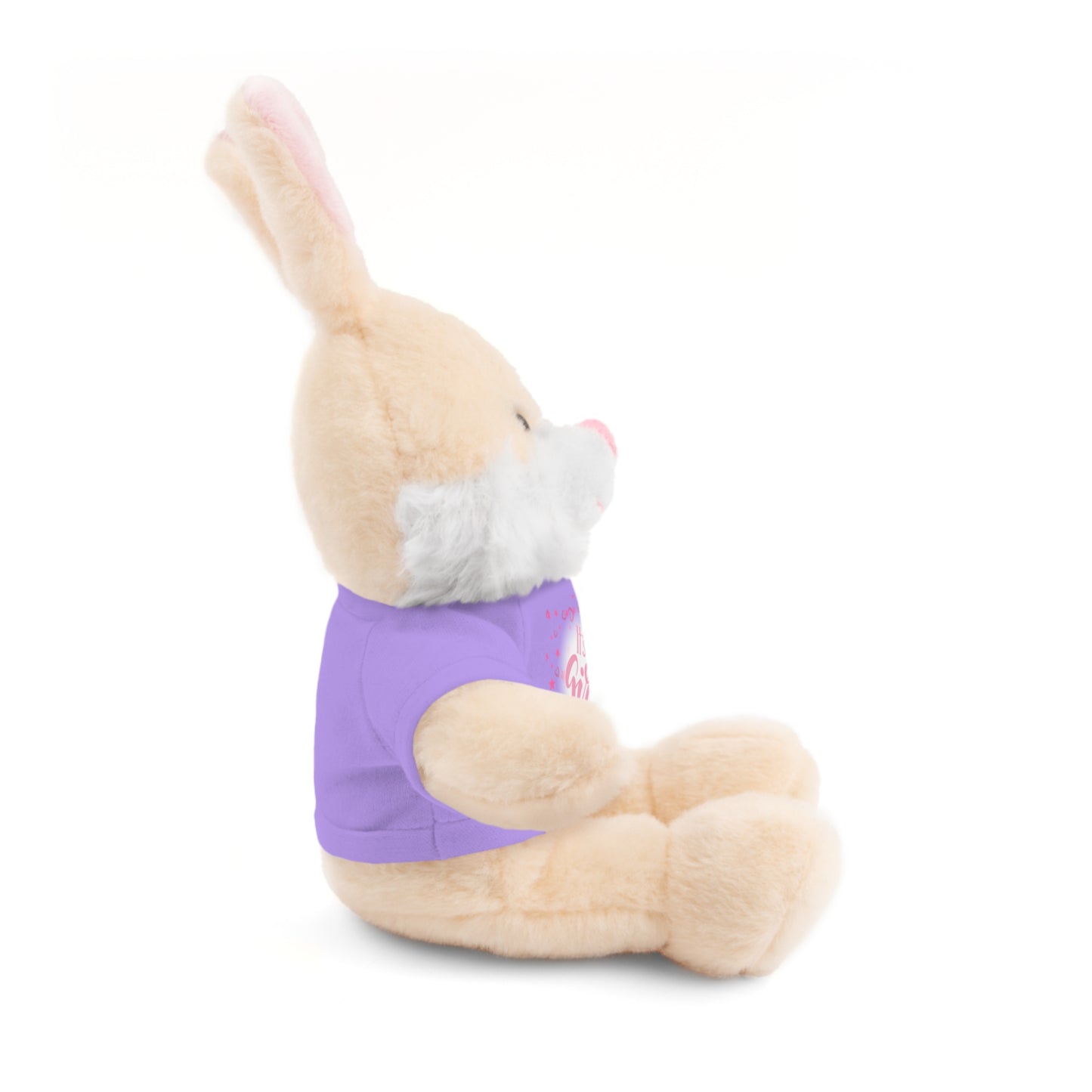 It’s a Girl | Plush Toy with T-Shirt (10 Colors, 6 Animals)