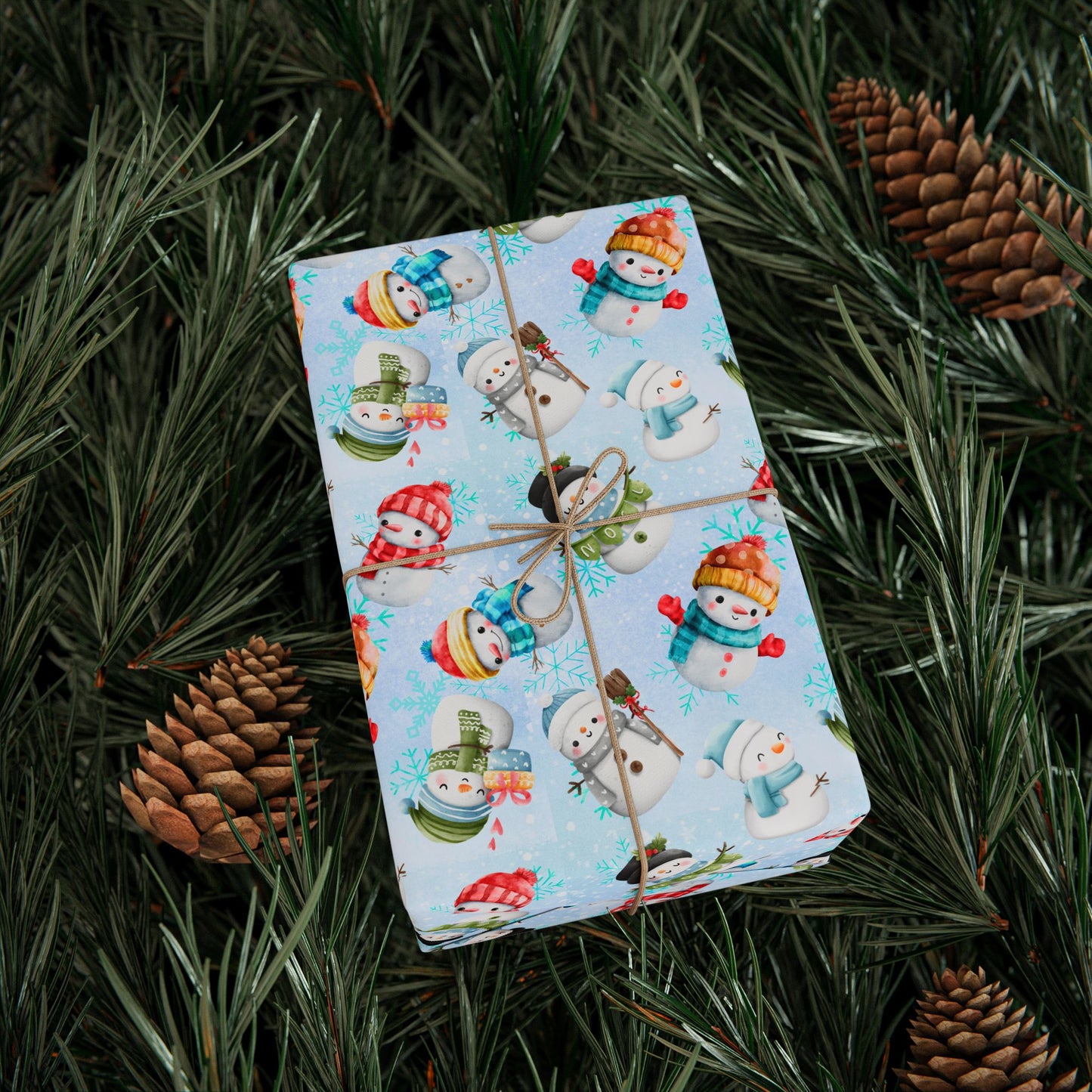 Snowmen at Play | Wrapping Papers