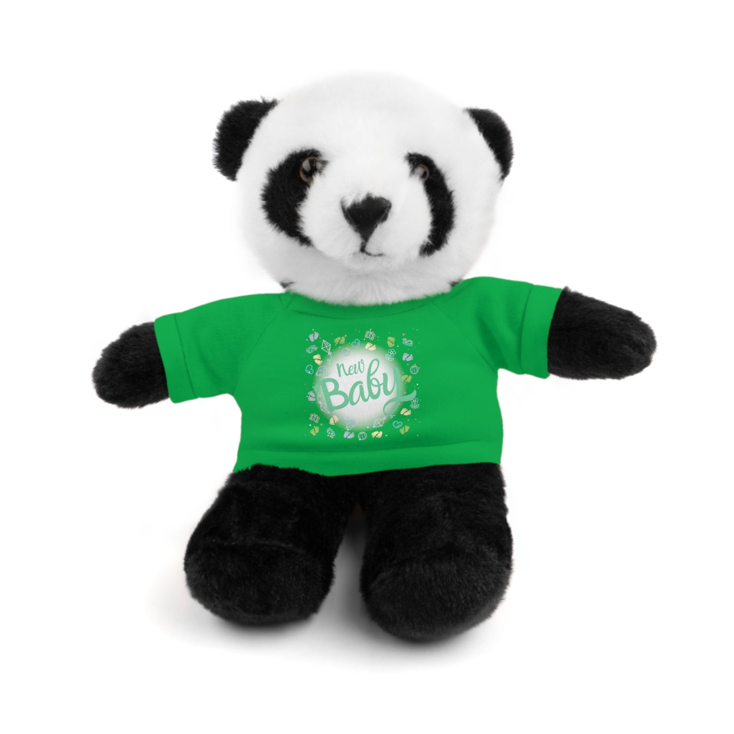 New Baby | Plush Toy with T-Shirt (10 Colors, 6 Animals)