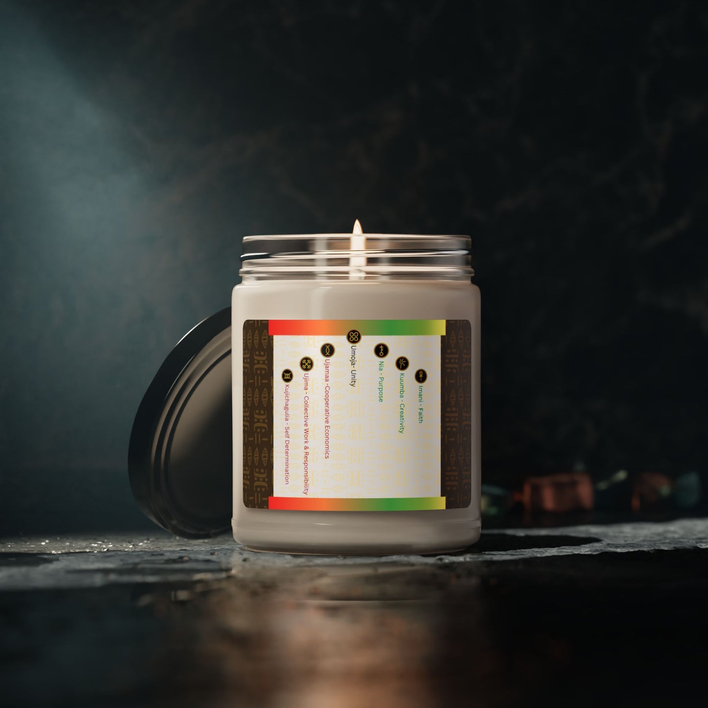 Kinara | Kwanza Light | Scented Soy Candle, 9oz (3 Scents)