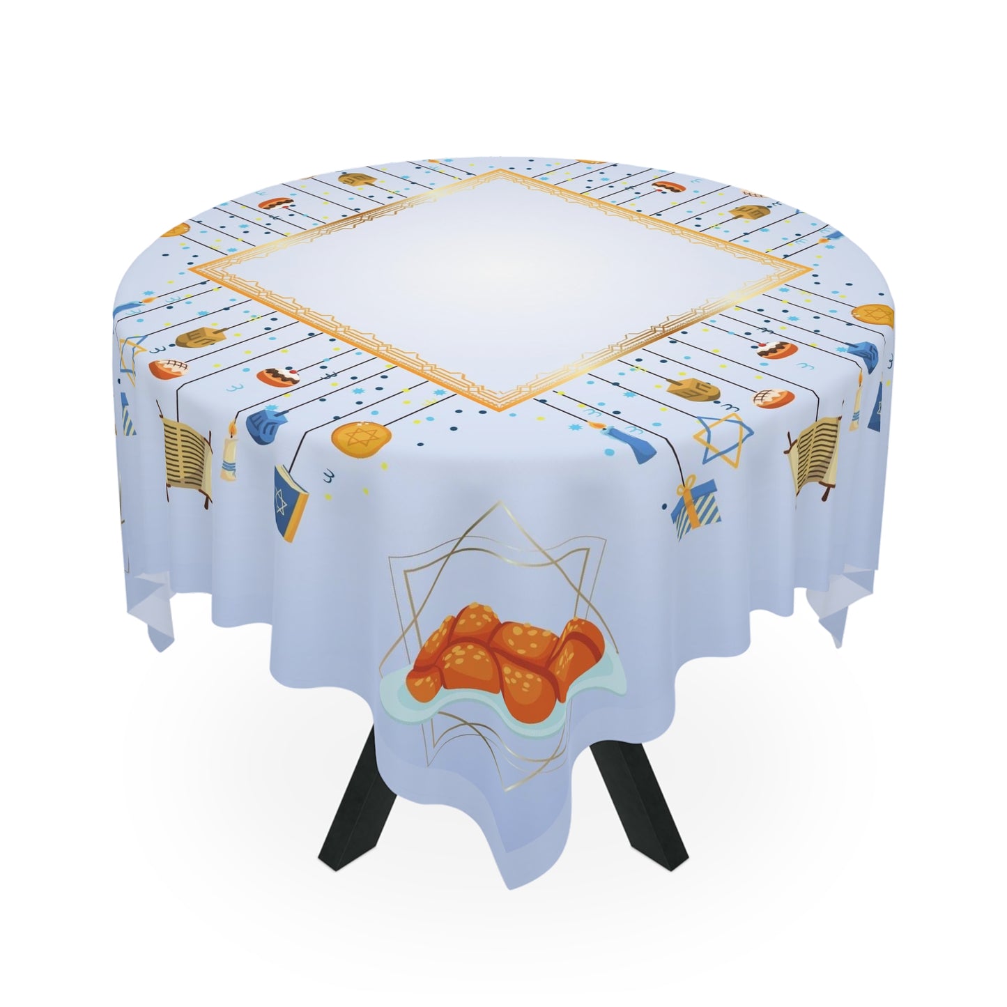 Hanukah Feast | Jewish Inspired | Tablecloth