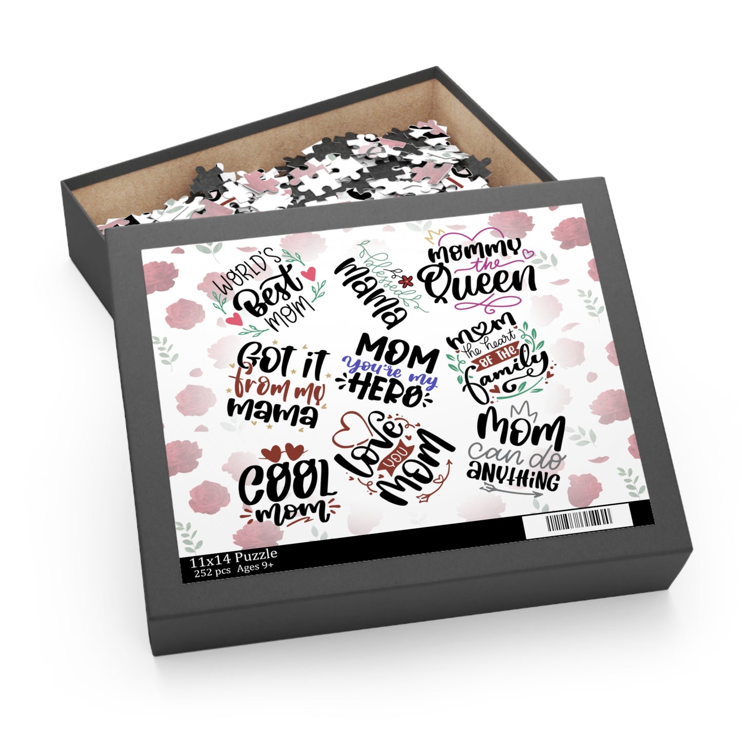 Mom Best Puzzle Gift | Queen Quotes Jigsaw Puzzle 120/252/500 Pieces