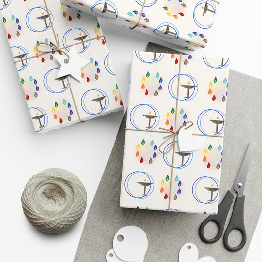 Flaming Chalice  | 8 ways | Gift Wrap Papers