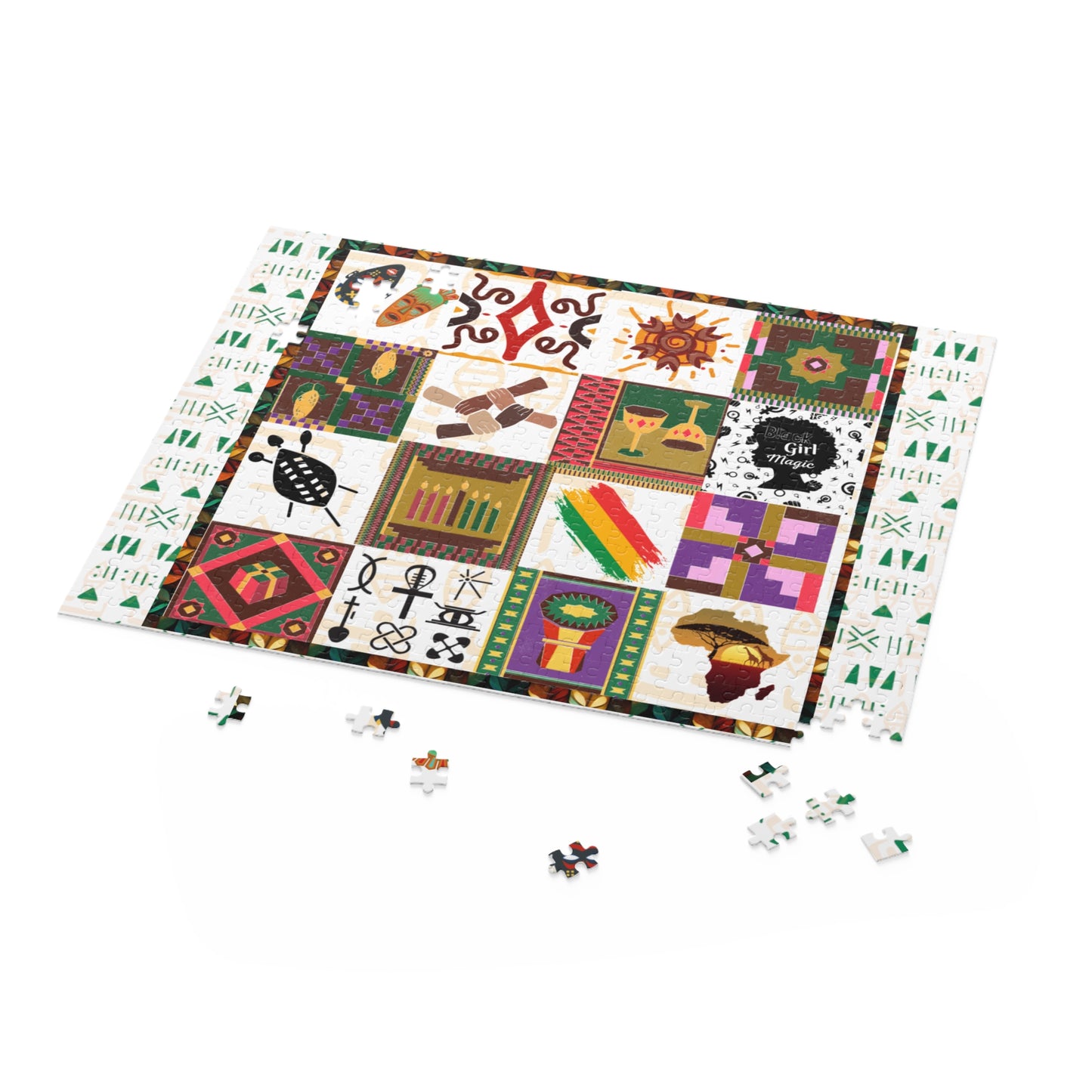 Village Tapestry Puzzle (120, 252, 500-Piece)