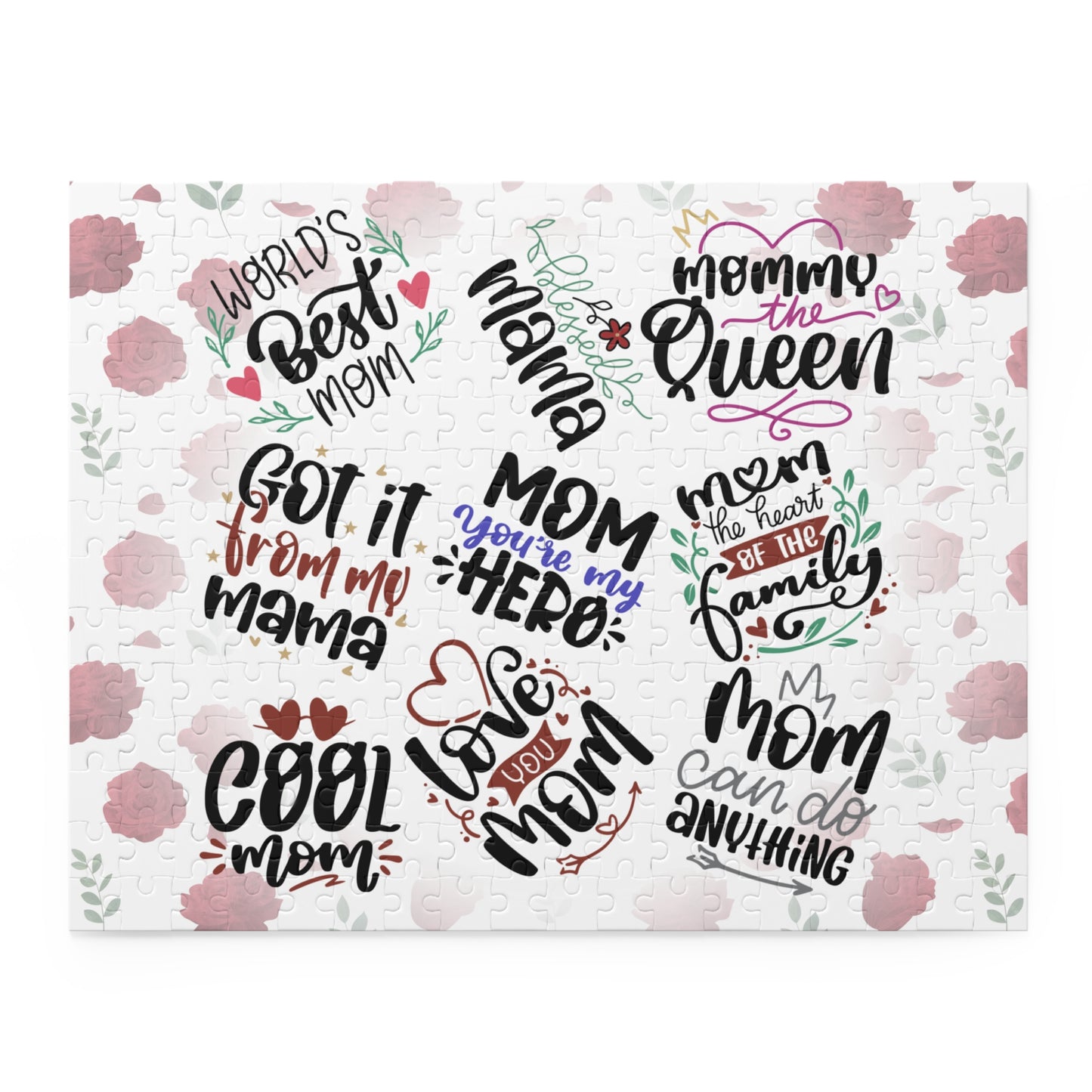 Mom Best Puzzle Gift | Queen Quotes Jigsaw Puzzle 120/252/500 Pieces