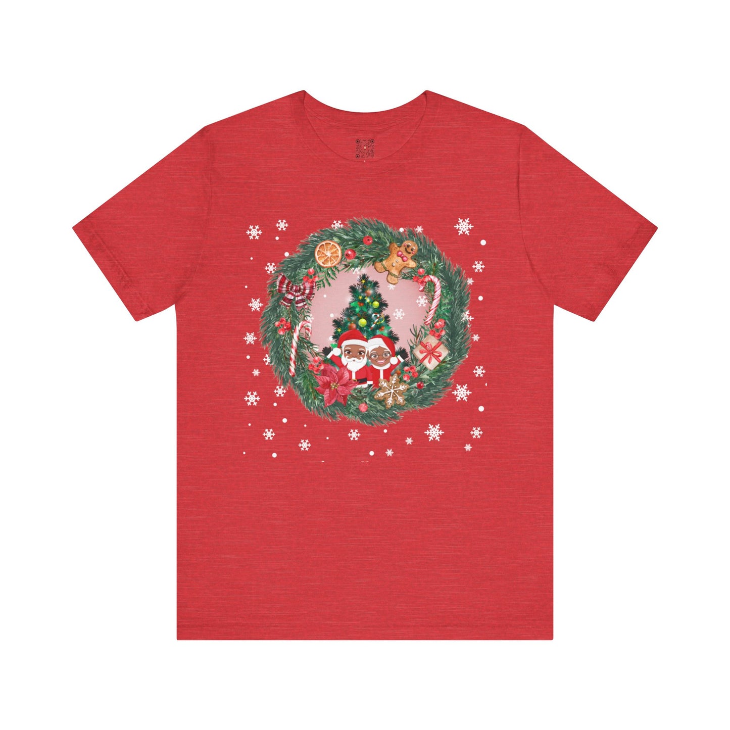 Santa Family / Christmas Short Sleeve Tee | Unisex Jersey