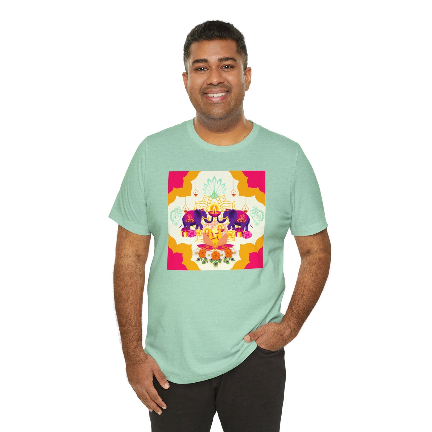 Hindu / Diwali Inspired Short Sleeve Tee | Unisex Jersey