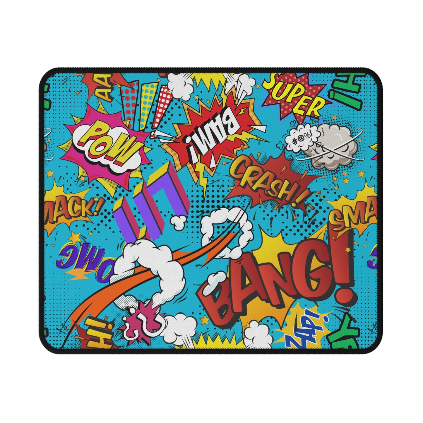 Crash Bang Comics Mouse Pad | Comic Zoom Art Mouse Pad