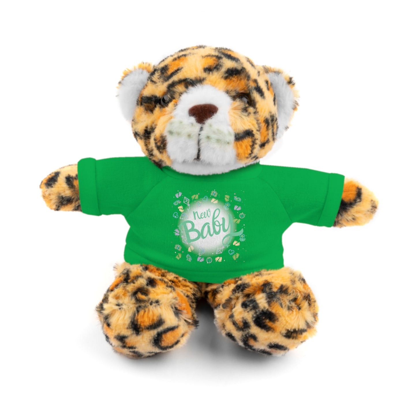 New Baby | Plush Toy with T-Shirt (10 Colors, 6 Animals)