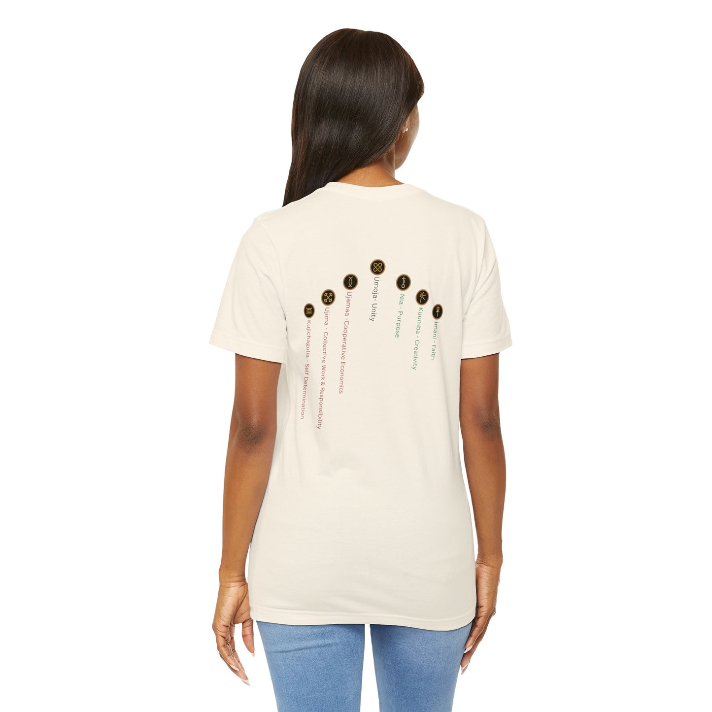 Kwanza / African Inspired Short Sleeve Tee | Unisex Jersey