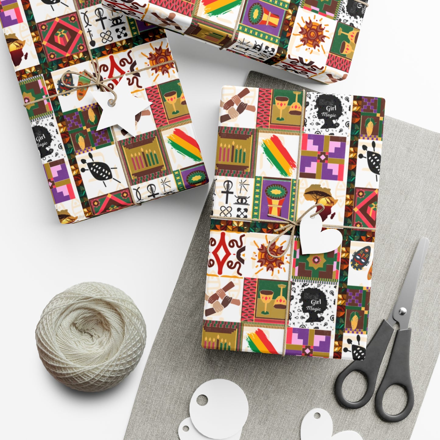 Village Tapestry Gift Wrap Papers