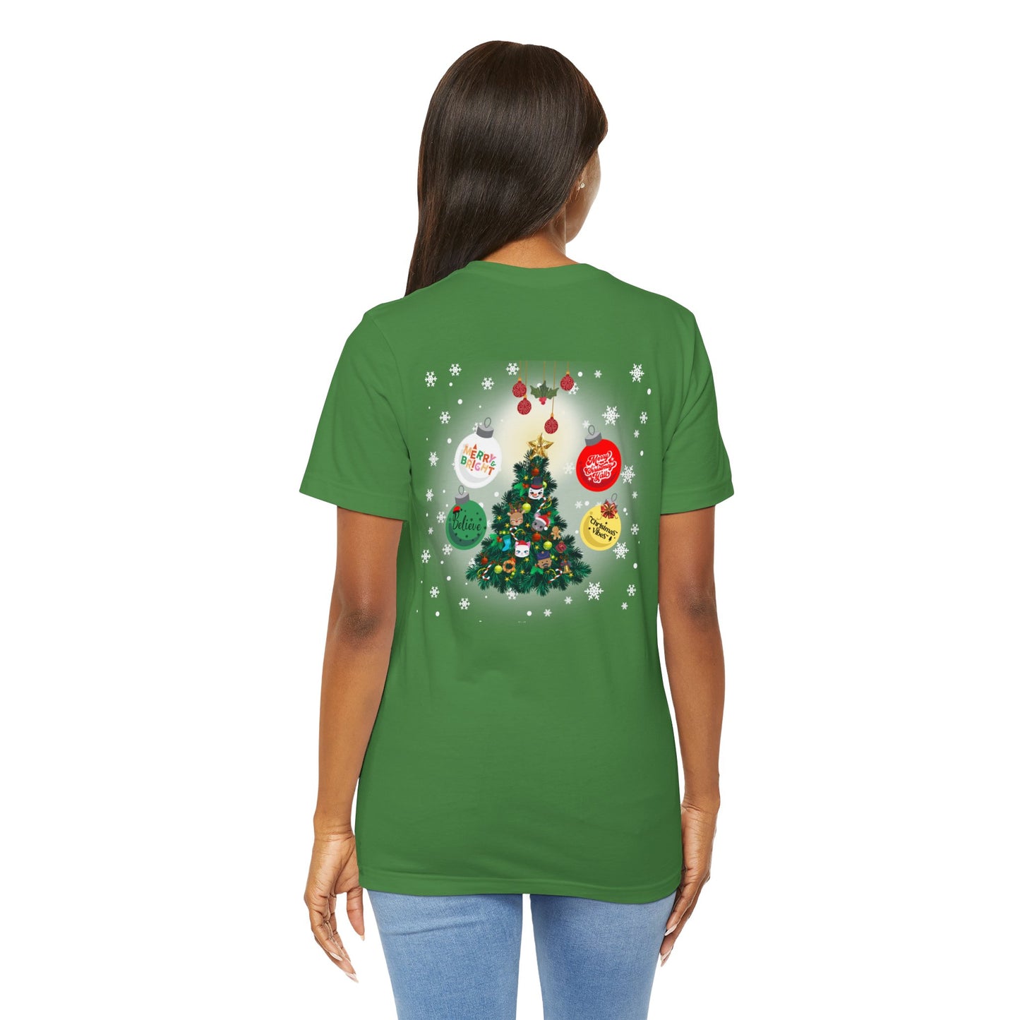 Santa Family / Christmas Short Sleeve Tee | Unisex Jersey