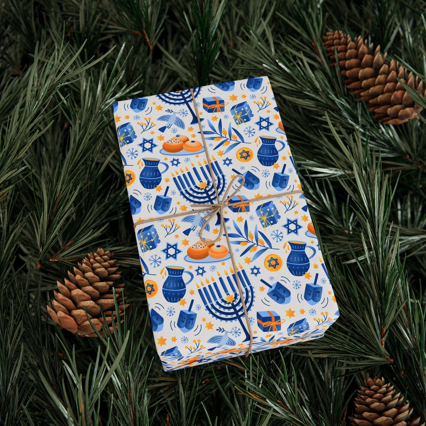 Celebrate Chanukah | Jewish Inspired | Wrapping Paper