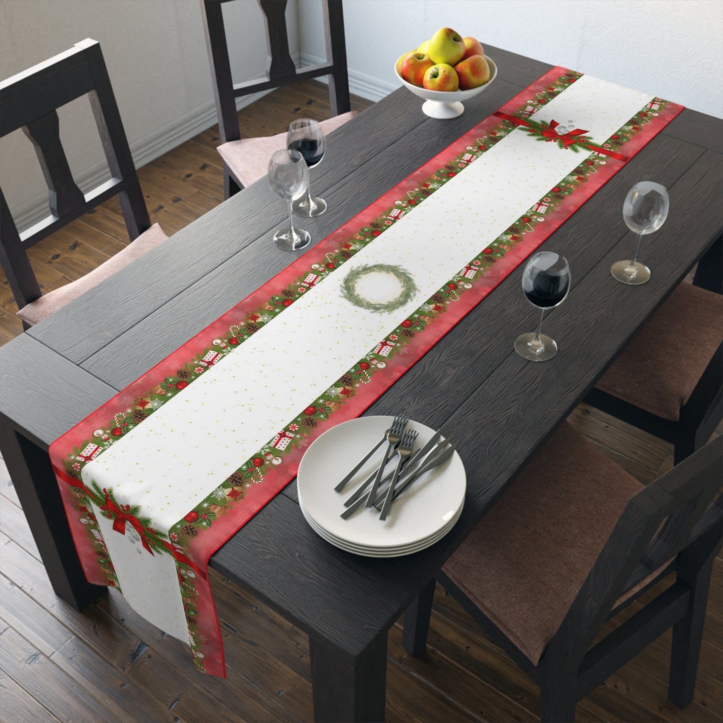 Christmas Feast | Table Runner (Poly)