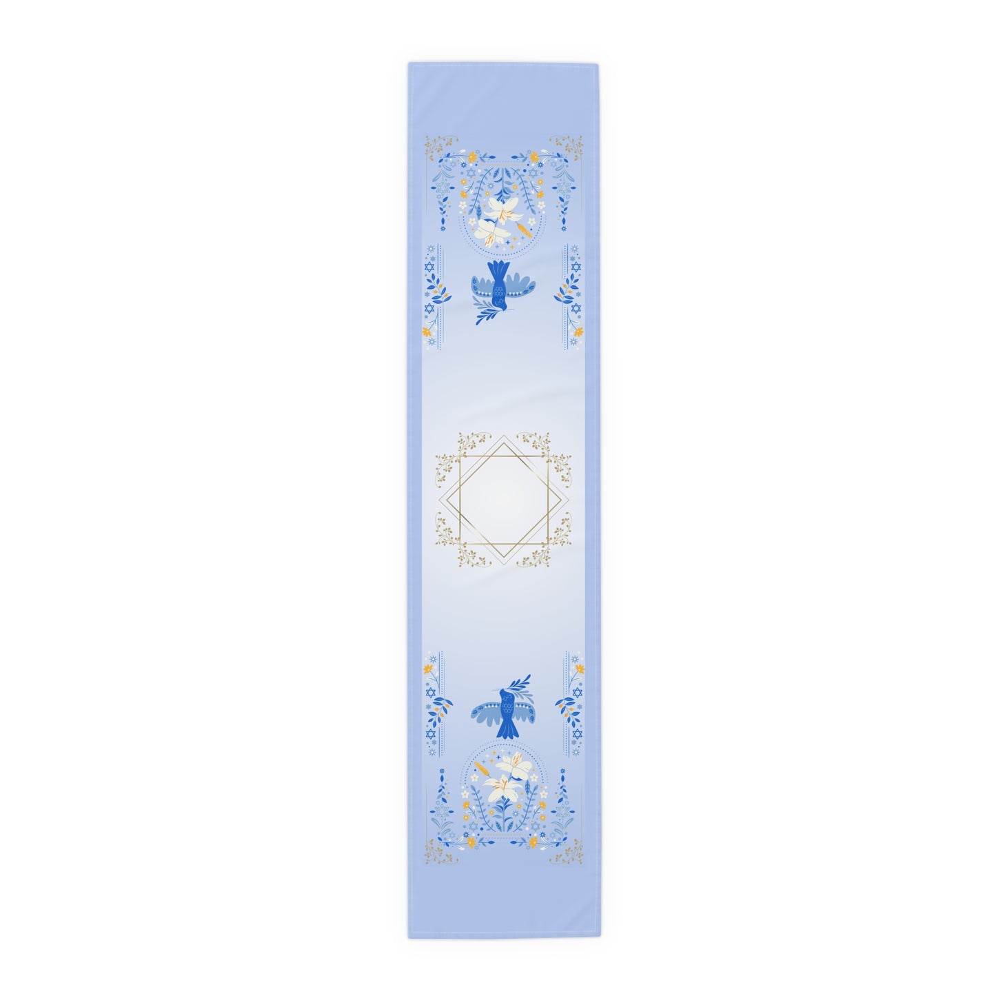 Peaceful Words | Jewish Inspired | Table Runner (Cotton, Poly)