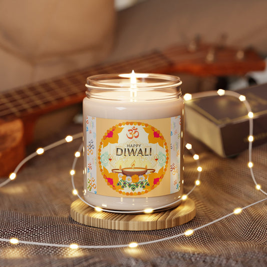 Diwali Lights | Scented Soy Candle, 9oz (3 Scents)