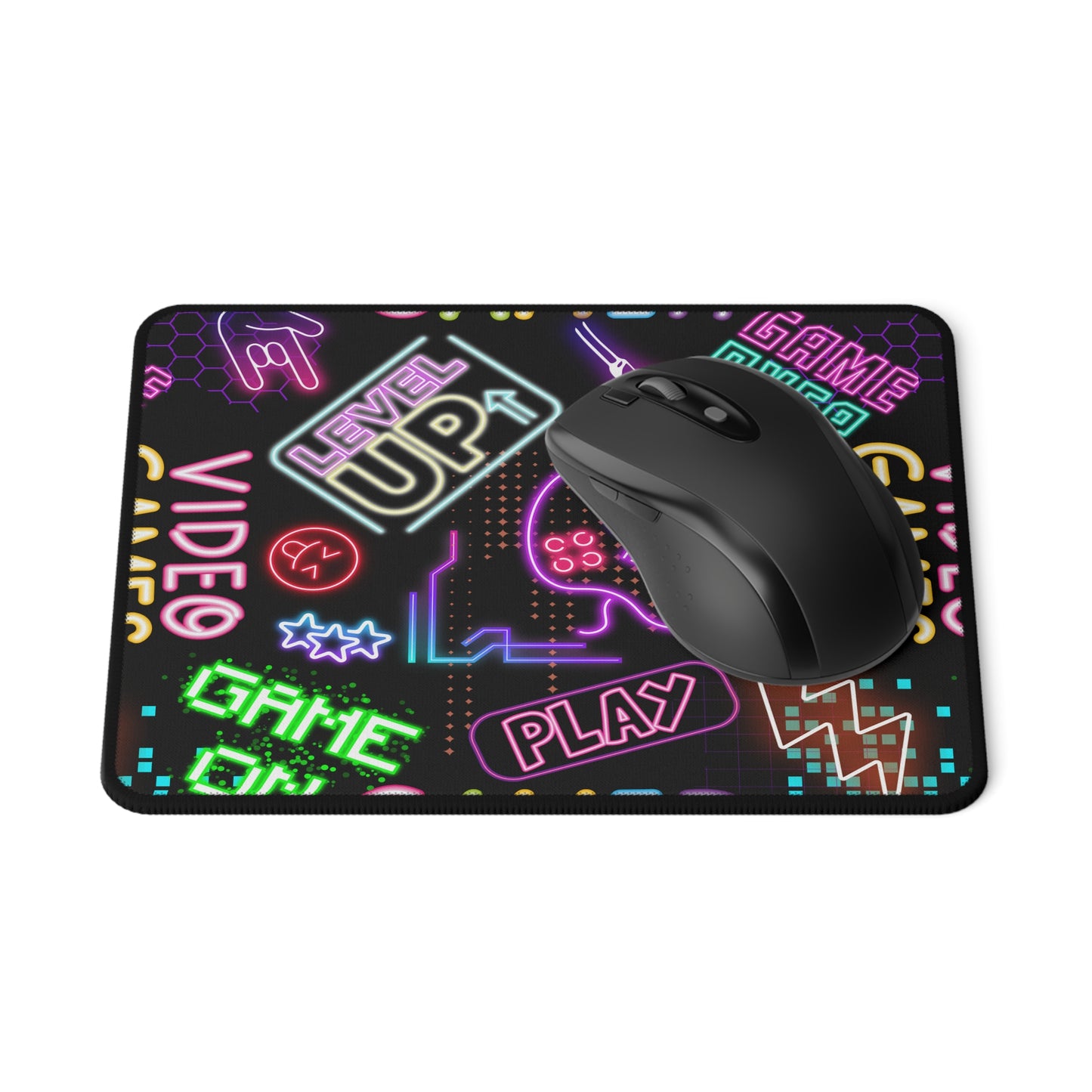 Gaming Cafe Mouse Pad | Neon Colors Gaming Pad