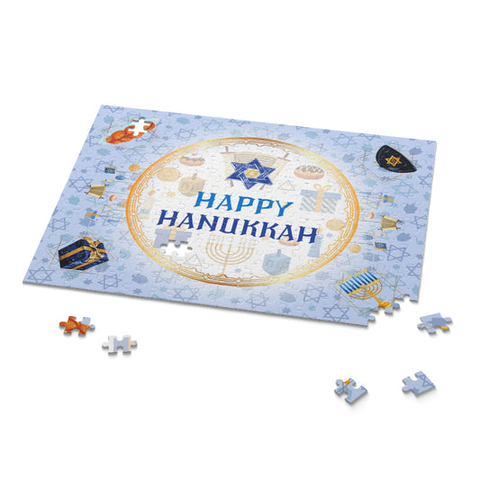 Puzzle Jewish Inspired | Happy Hanukkah Holiday Treasure (120, 252 or 500)