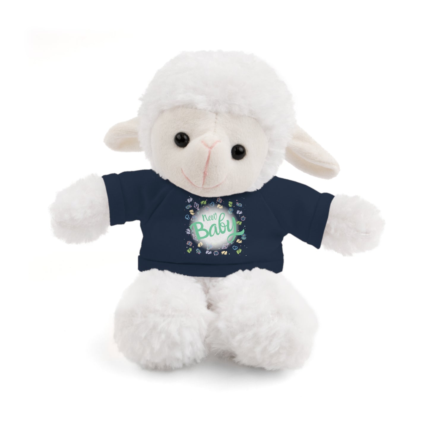 New Baby | Plush Toy with T-Shirt (10 Colors, 6 Animals)