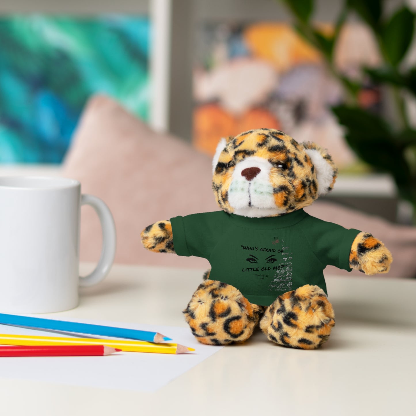 TTPD Inspired | Who’s Afraid / Little Old Me? | Plush Toy with T-Shirt (5 Colors, 6 Animals)