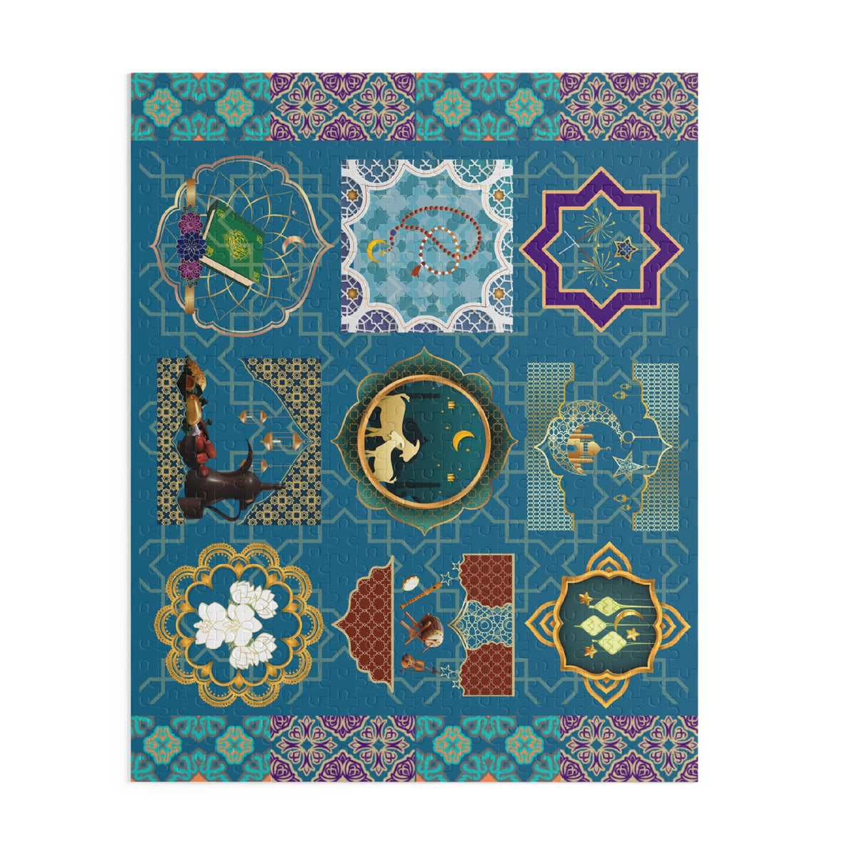 Mosaic Beauty Puzzle (120, 252, 500-Piece)