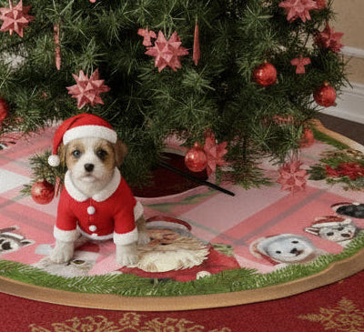Santa and Critters | Tree Skirts
