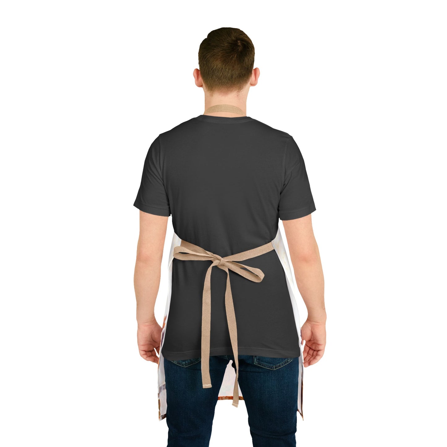 Feast Master Fall Apron | Thanksgiving Cooking Kitchen Apron with Autumn Leaves