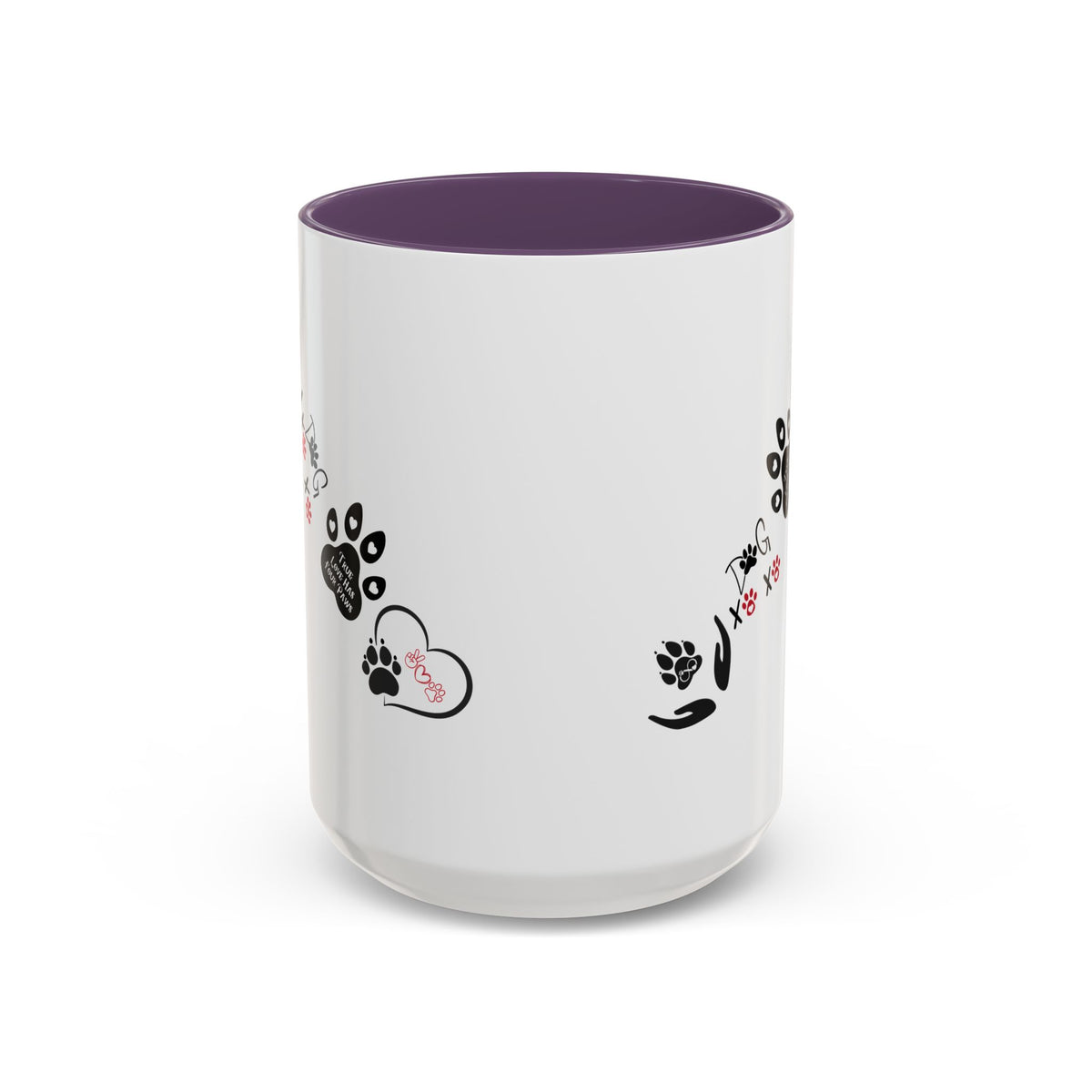 Dogs & Hearts Coffee Cup | Heart-Shaped Mug — Four Paws Heart-Shaped