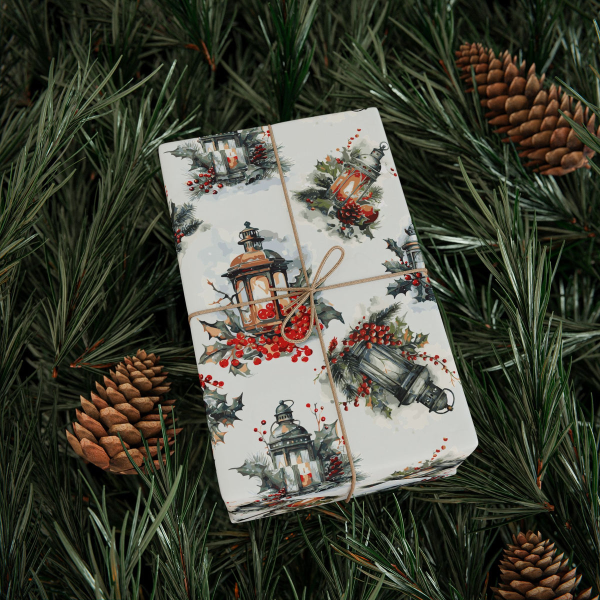 Charming Lights Gift Wrap | Lights of the Season | Christmas Wrapping Paper