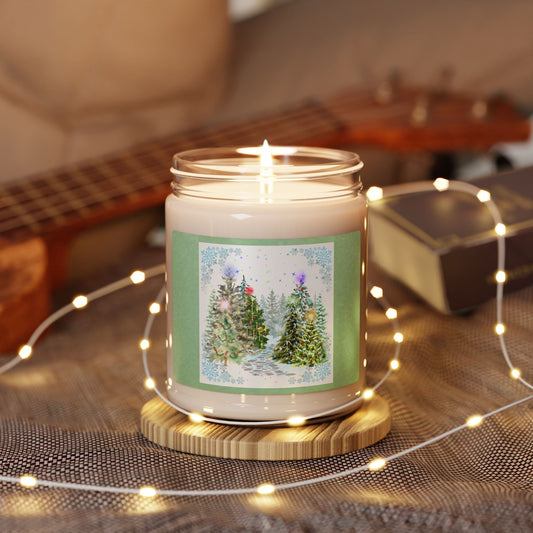 Soy Candle | Forest of Christmas Trees | Winter Wonderland | 9oz