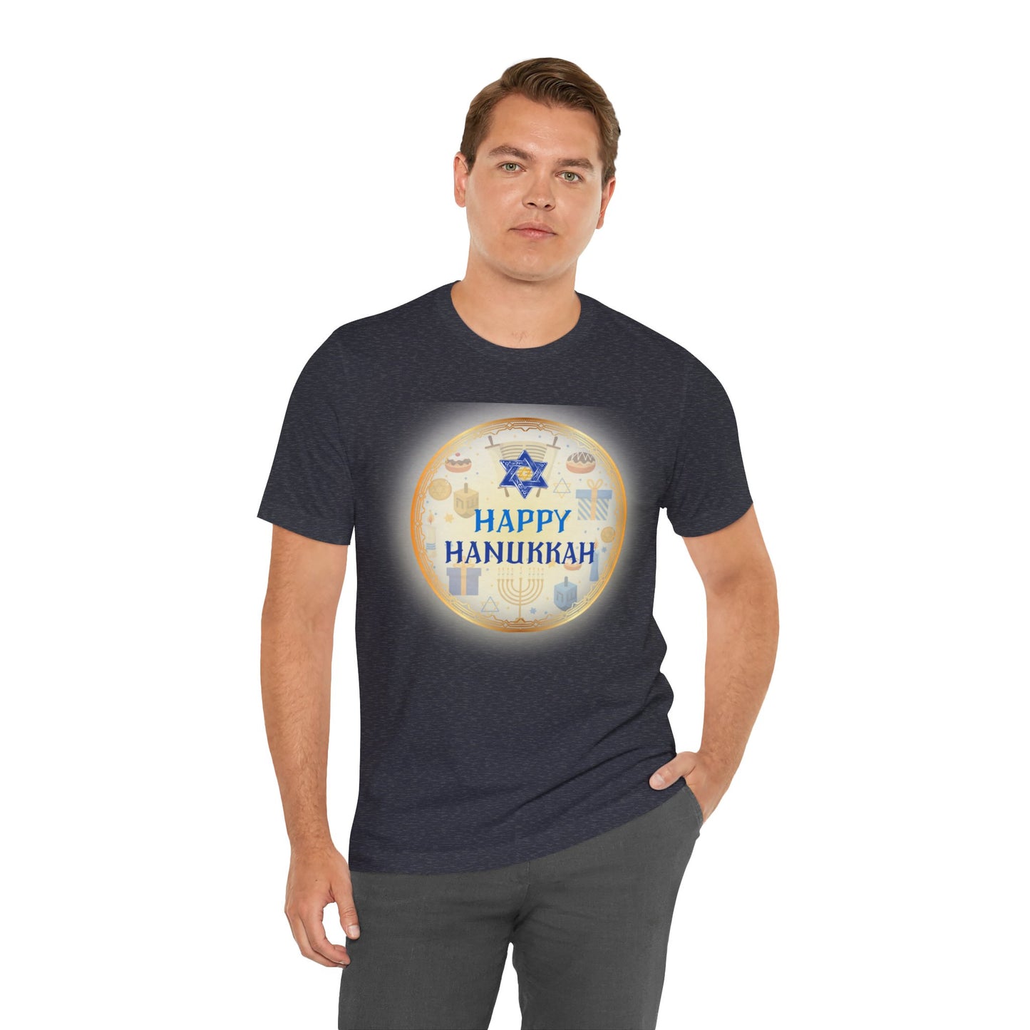 Hanukah / Jewish Inspired Short Sleeve Tee | Unisex Jersey