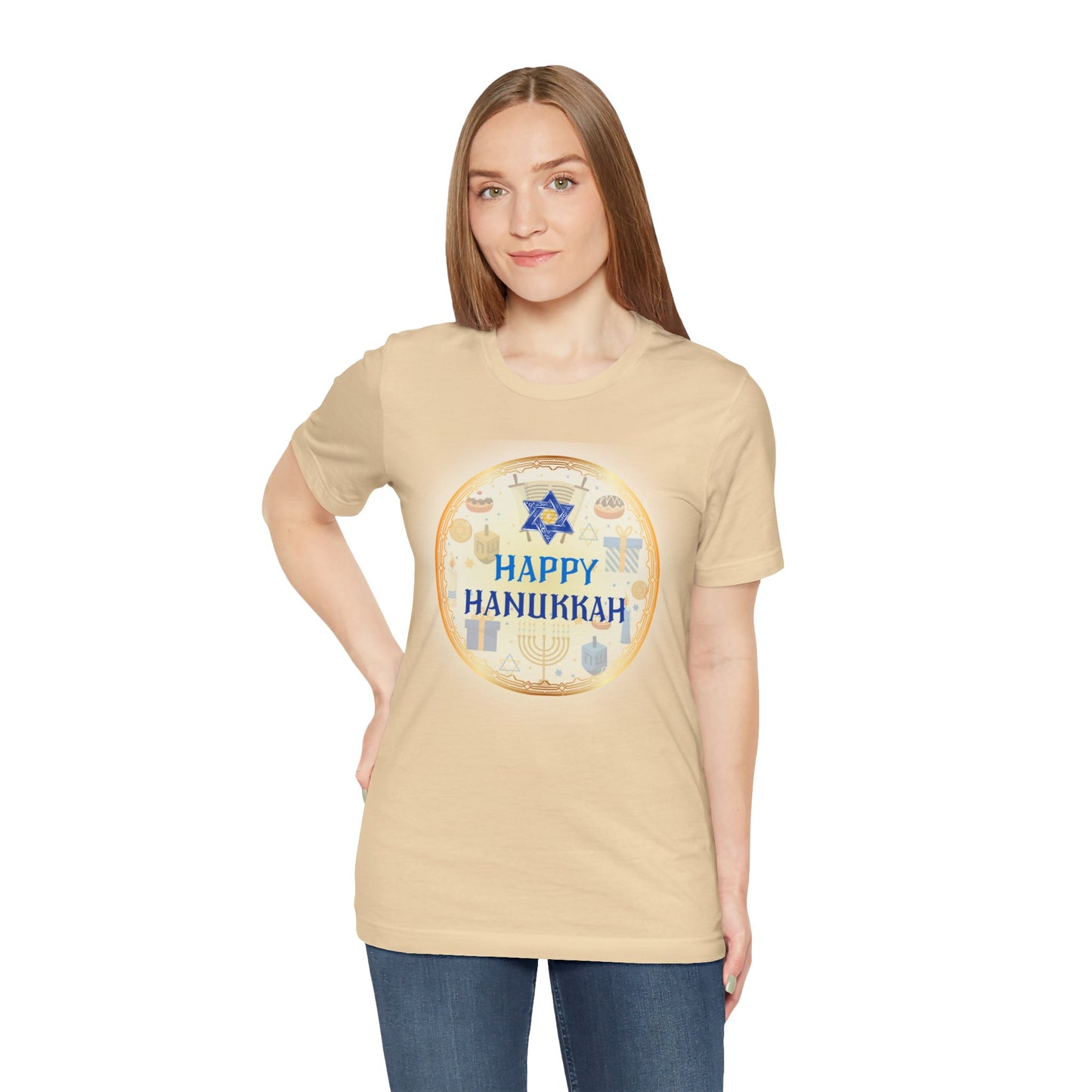 Hanukah / Jewish Inspired Short Sleeve Tee | Unisex Jersey