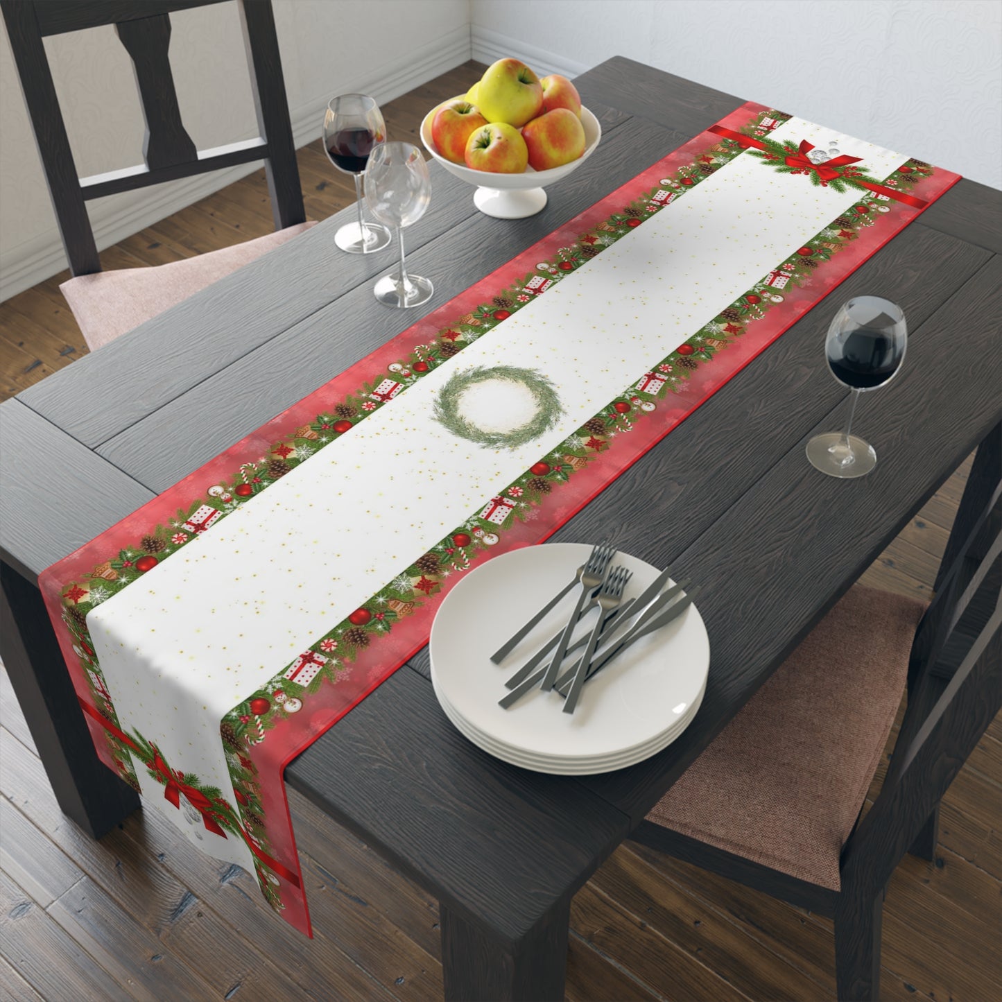 Christmas Feast | Table Runner (Poly)