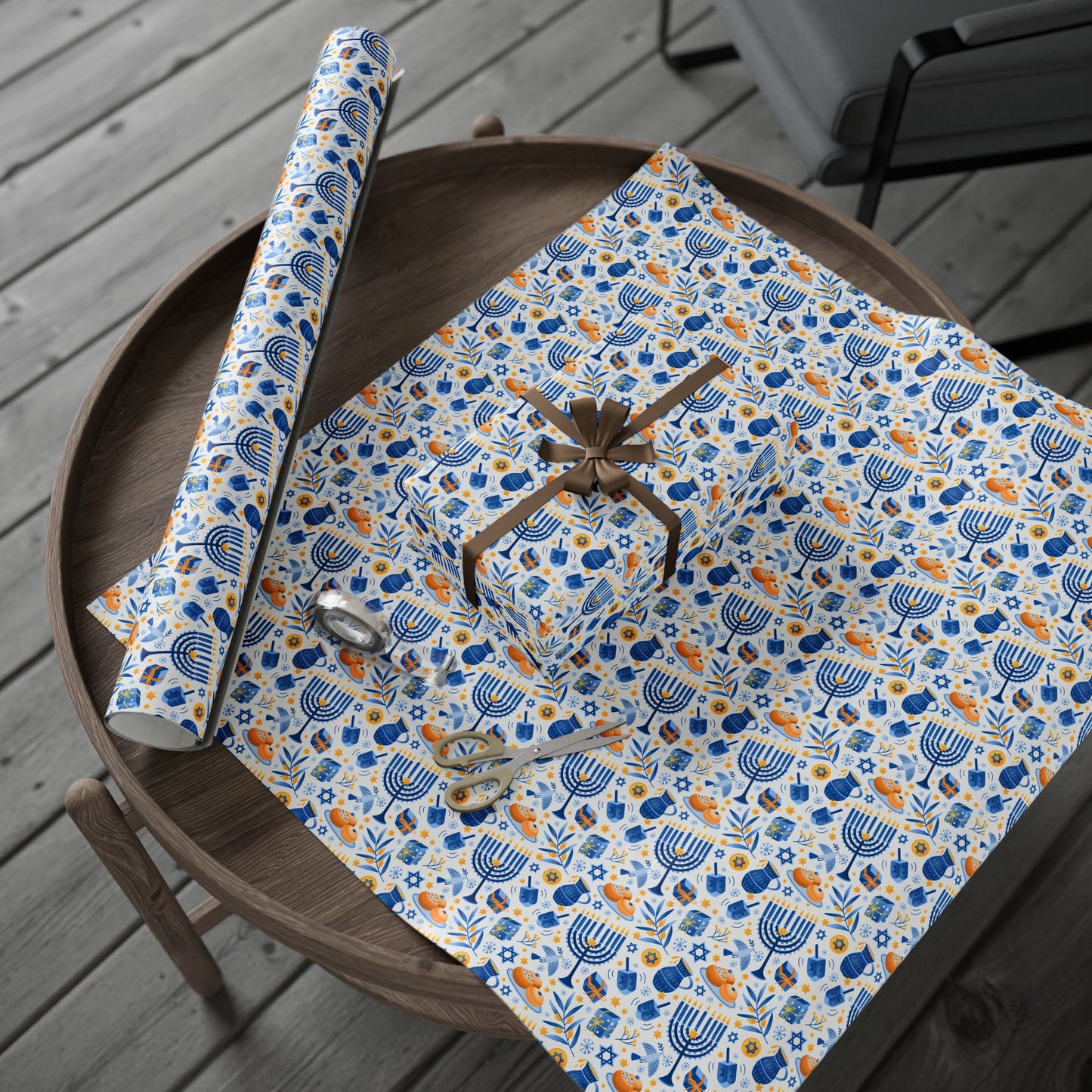 Celebrate Chanukah | Jewish Inspired | Wrapping Paper