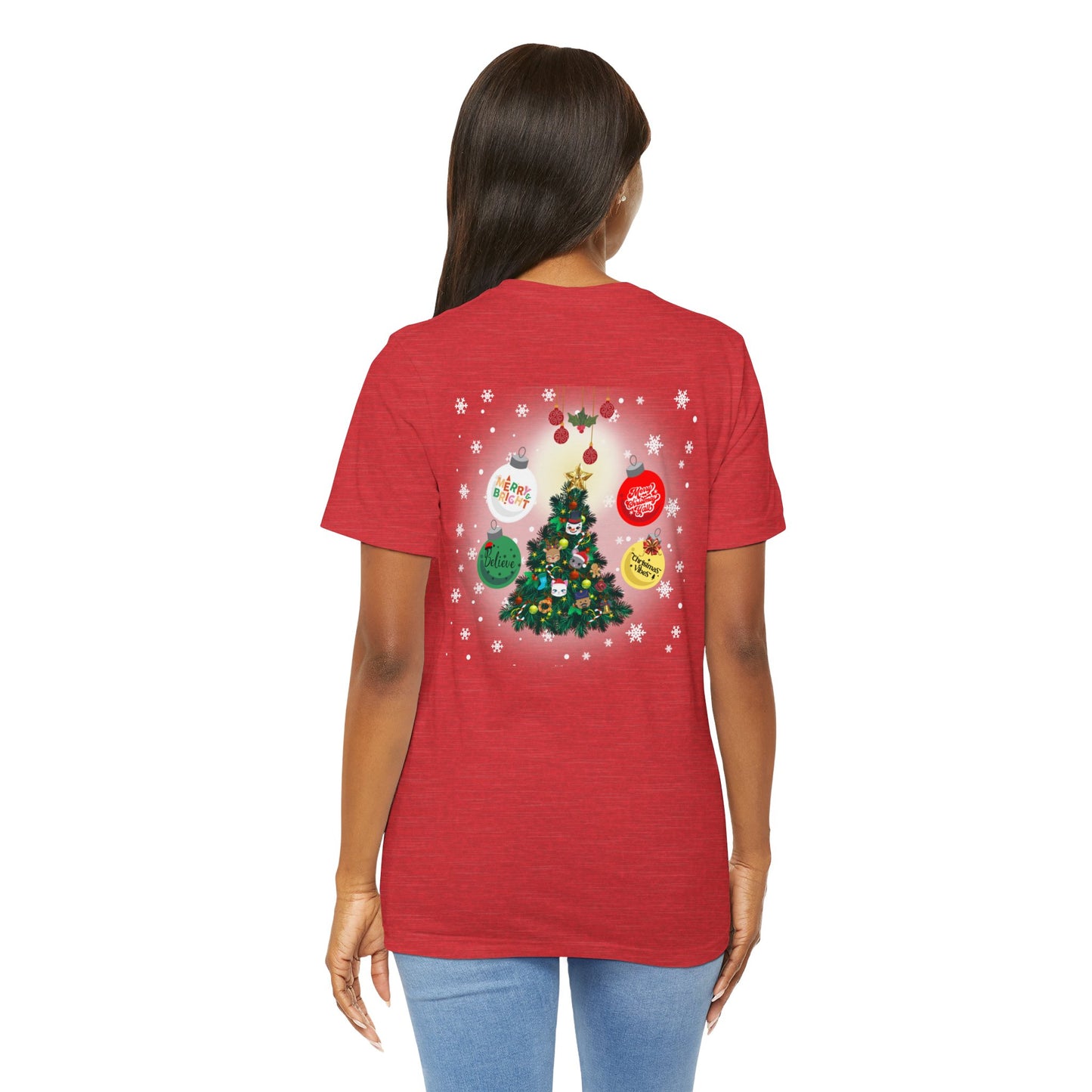 Santa Family / Christmas Short Sleeve Tee | Unisex Jersey